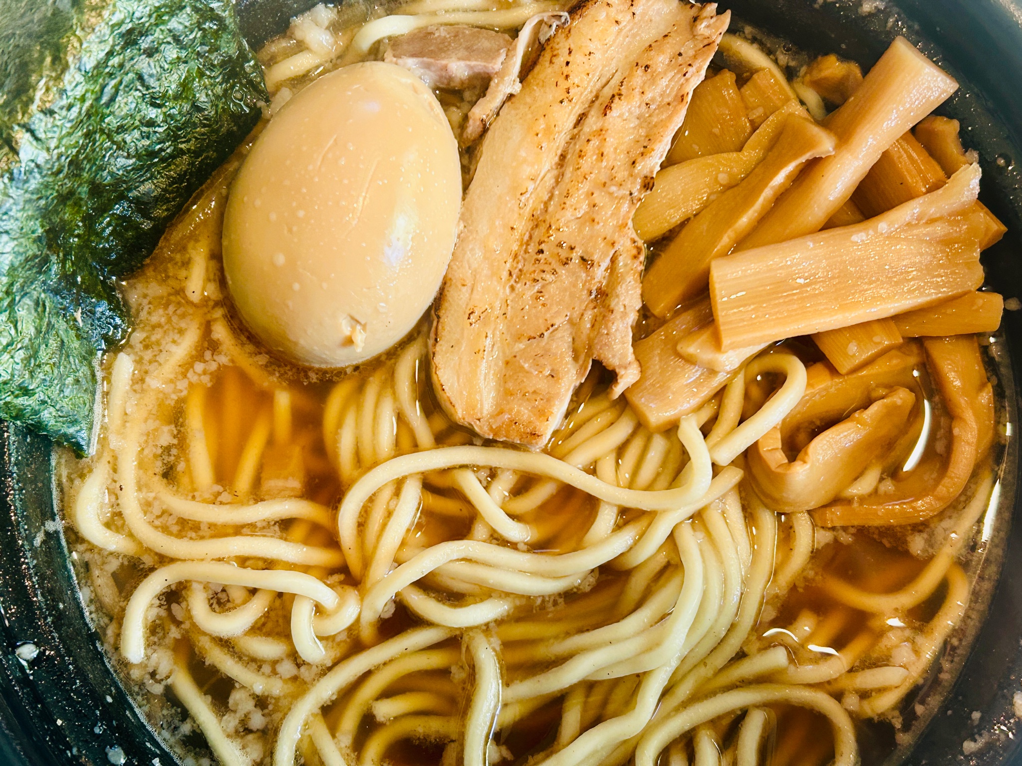 お持ち帰り醤油ラーメン